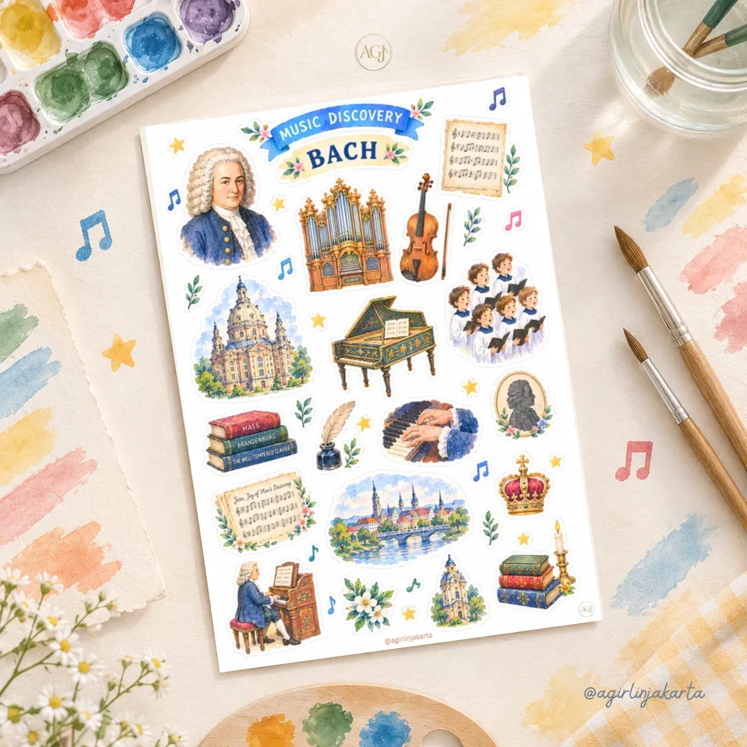 Bach Stickers