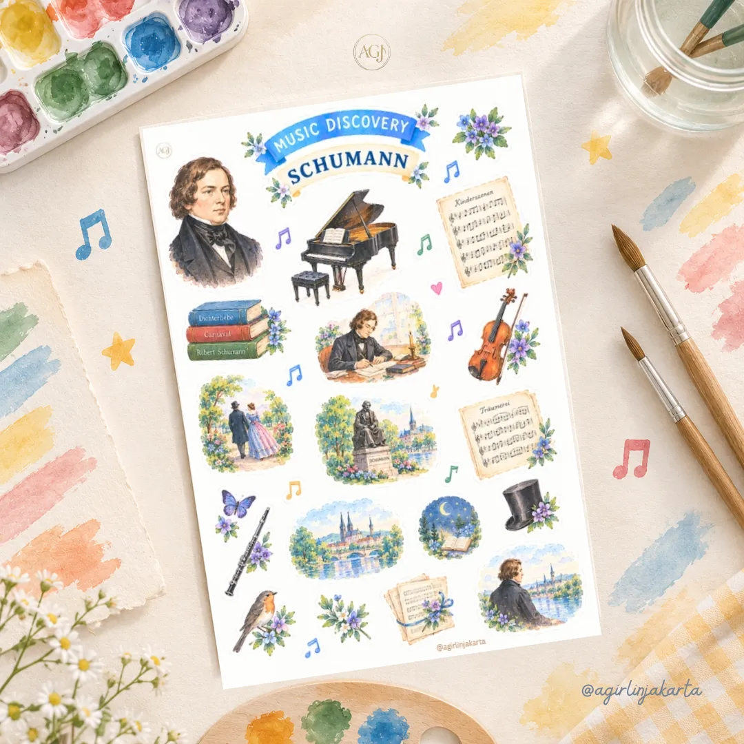 Schumann Stickers Sheet