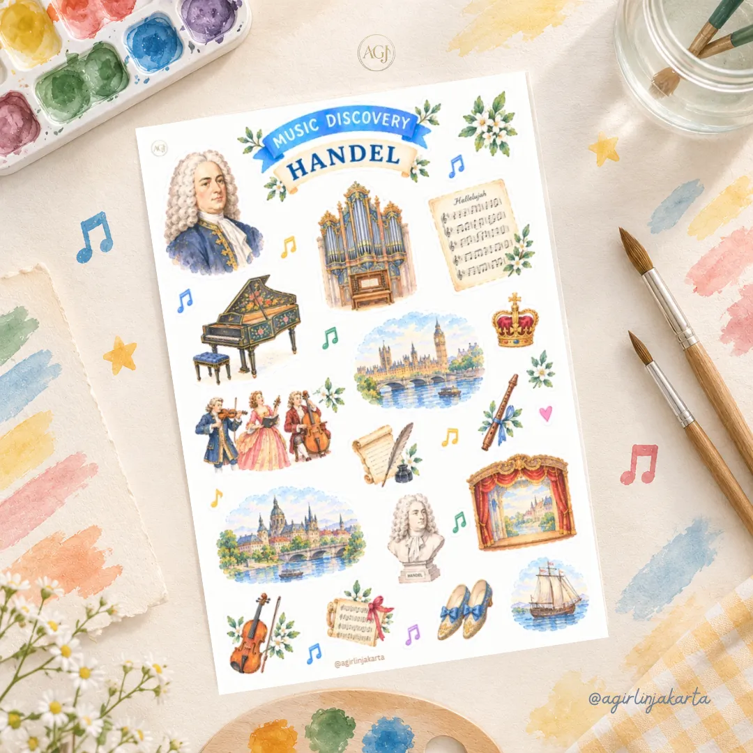 Handel Stickers Sheet