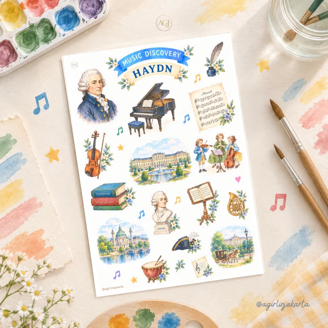 Haydn Stickers Sheet