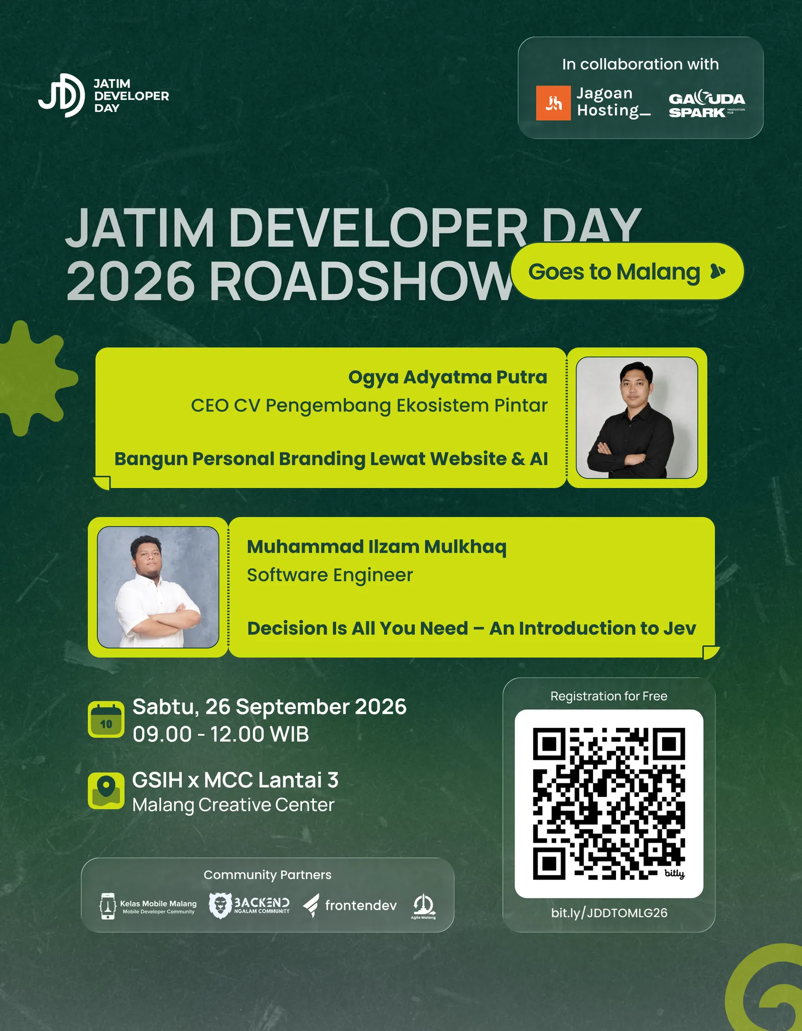GSIH Malang x MCC, Roadshow JDD 2026 - Malang Chapter