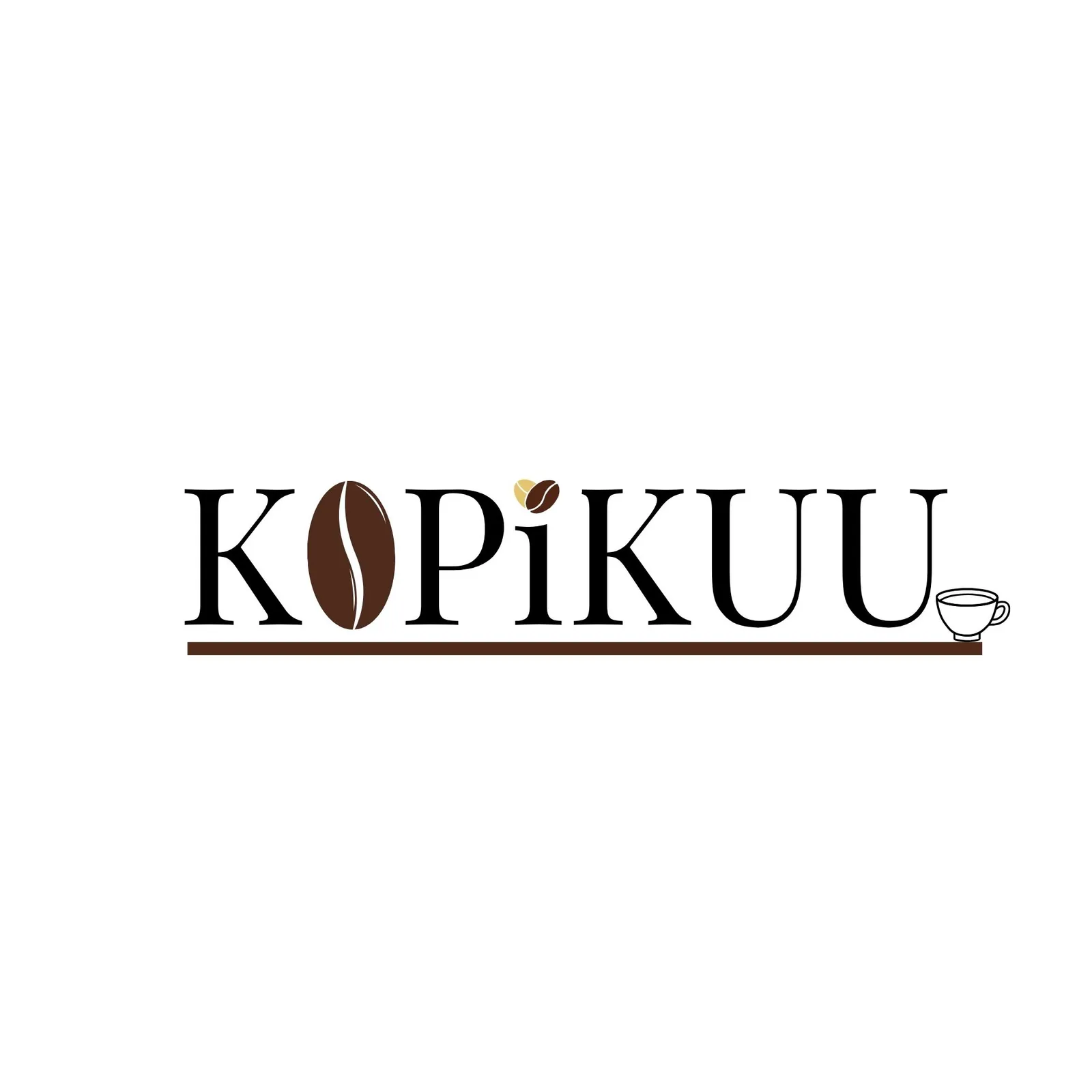 Logo KOPIKUU – Minimalis & Elegan untuk Brand Kopi